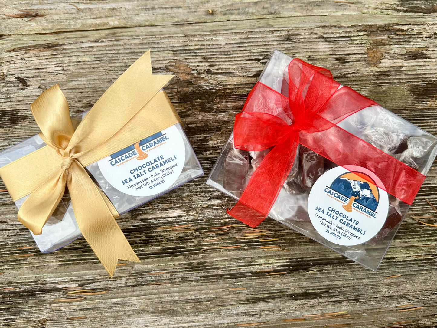 Chocolate Sea Salt Caramels - 12 piece Gift Box