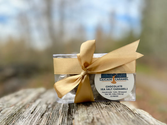 Chocolate Sea Salt Caramels - 12 piece Gift Box
