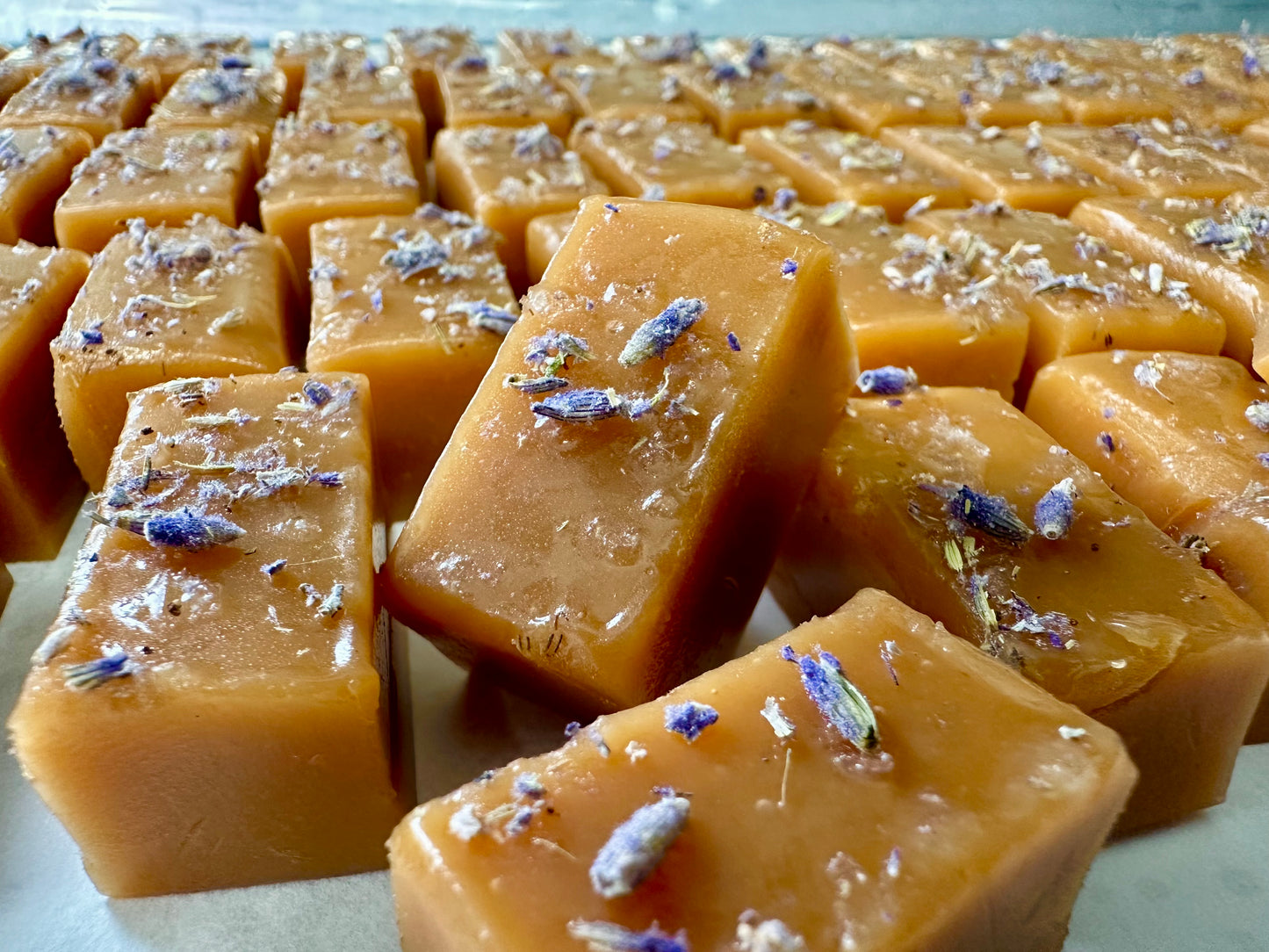 Lavender Caramels with Sea Salt - 100pc. bulk bag
