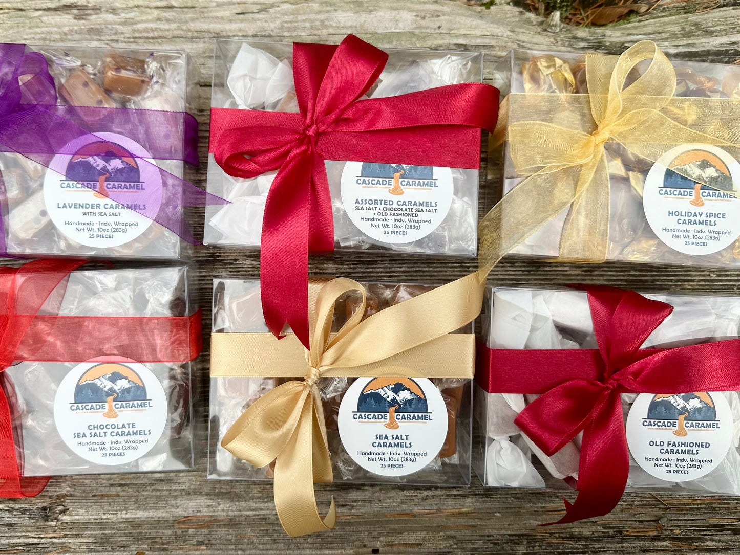 Lavender Caramels with Sea Salt - 25 piece Gift Box