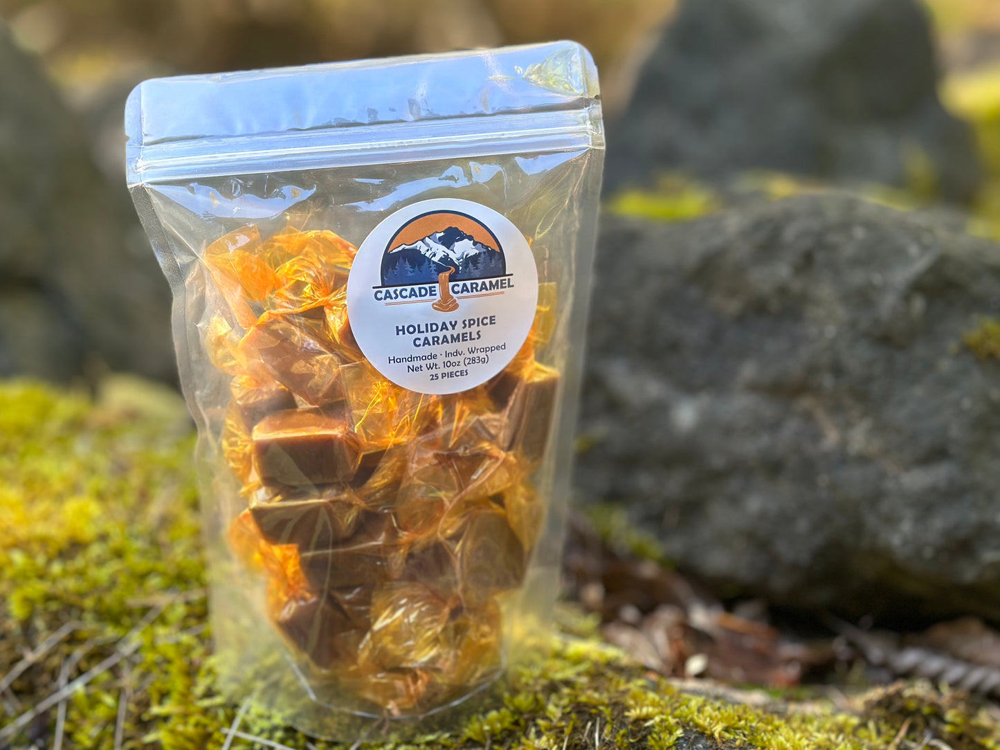 Holiday Spice Caramels - 25piece bag