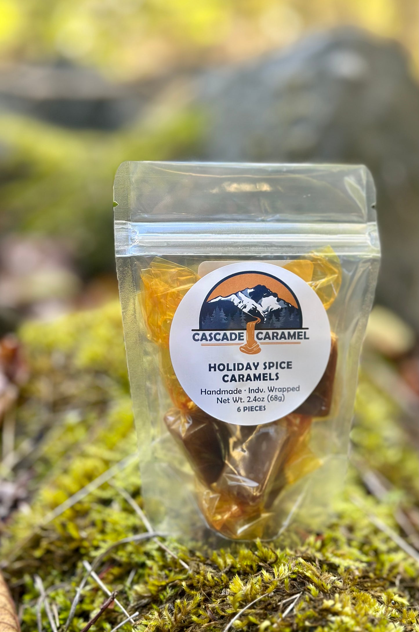 Holiday Spice Caramels - 6piece bag