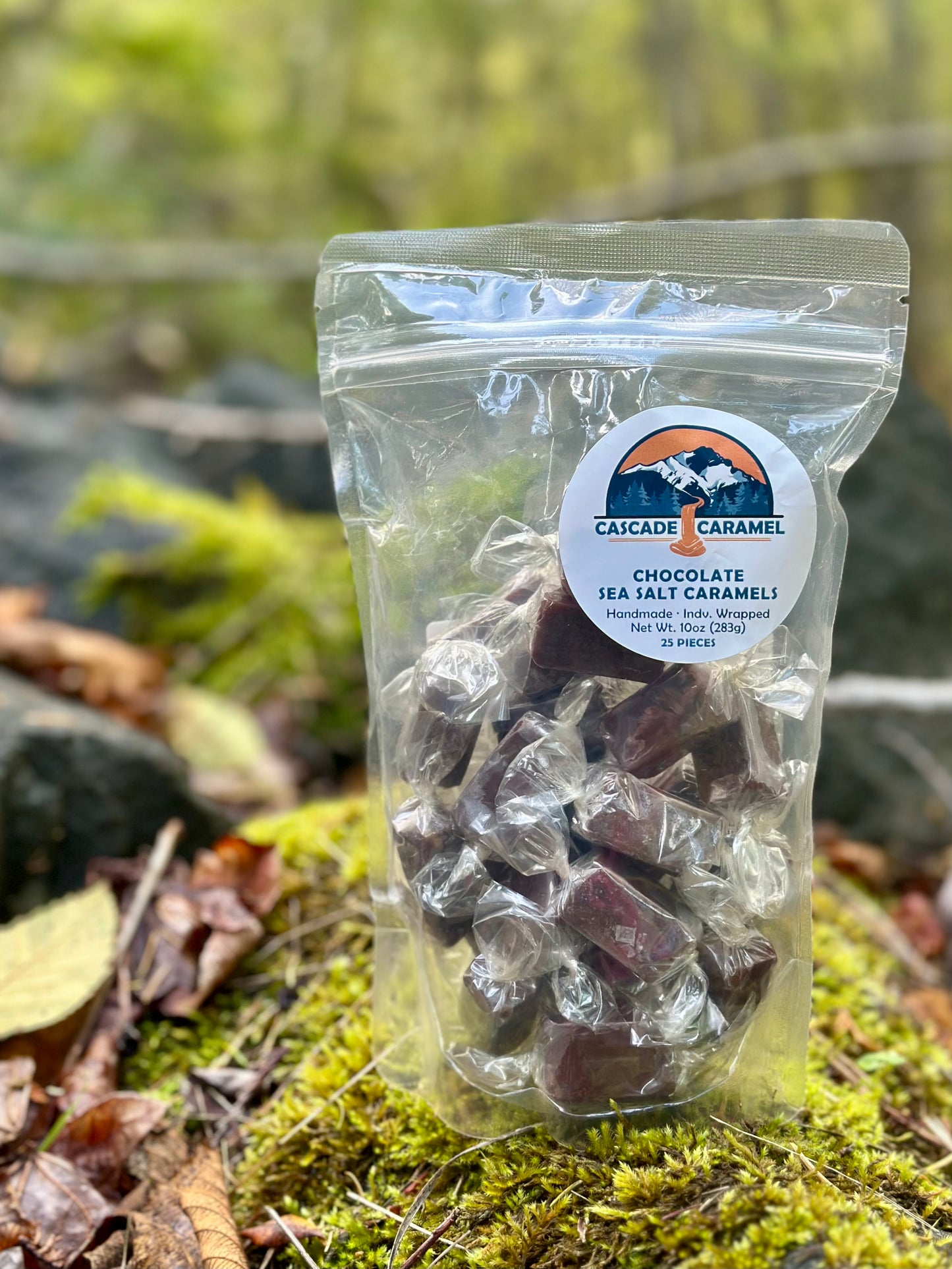 Chocolate Sea Salt Caramels - 25pc. bag