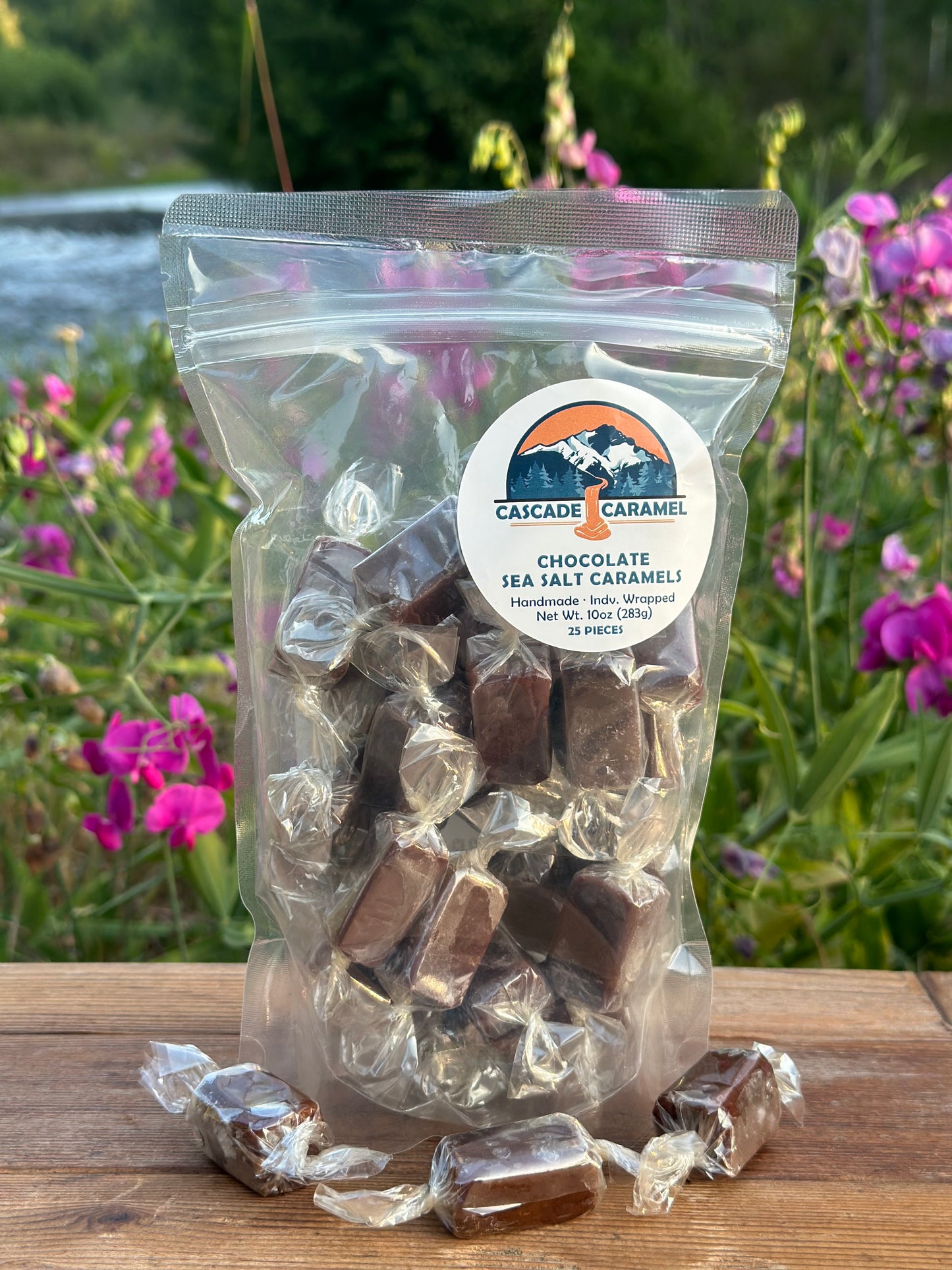 Chocolate Sea Salt Caramels - 25pc. bag