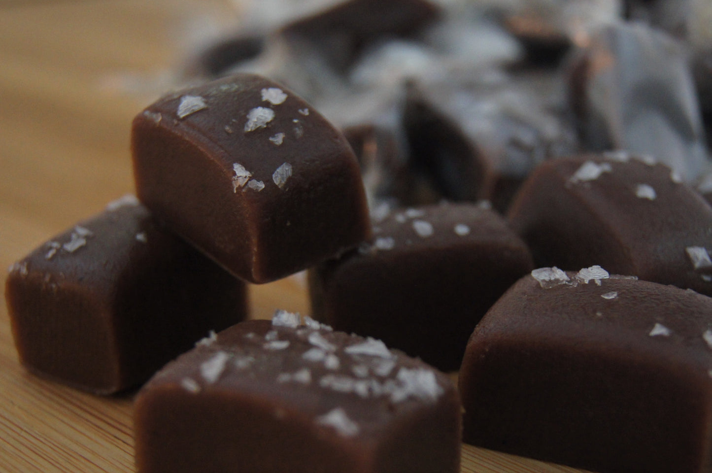Chocolate Sea Salt Caramels - 25pc. bag