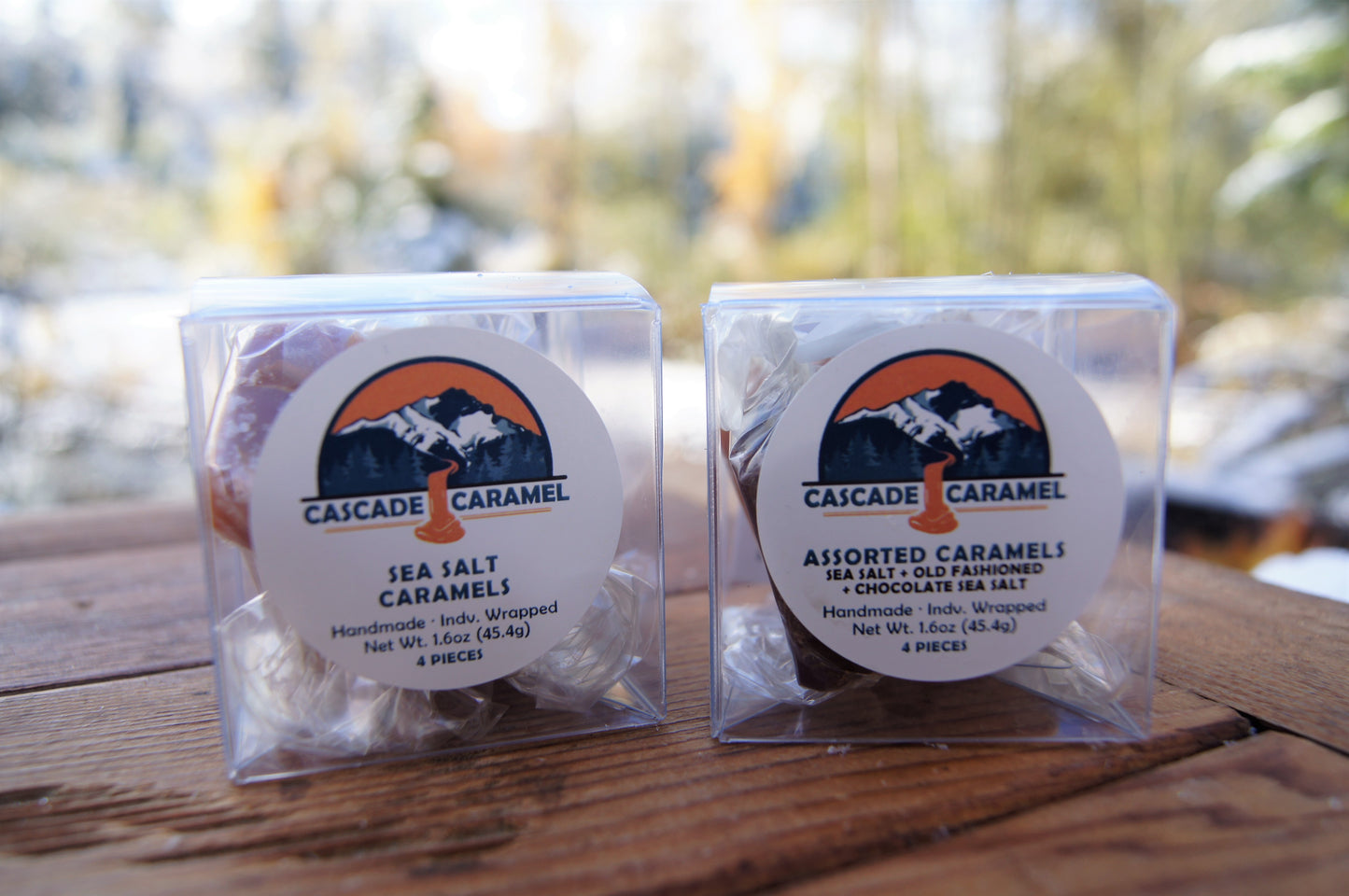 4-Piece Mini Box- Sea Salt Caramels