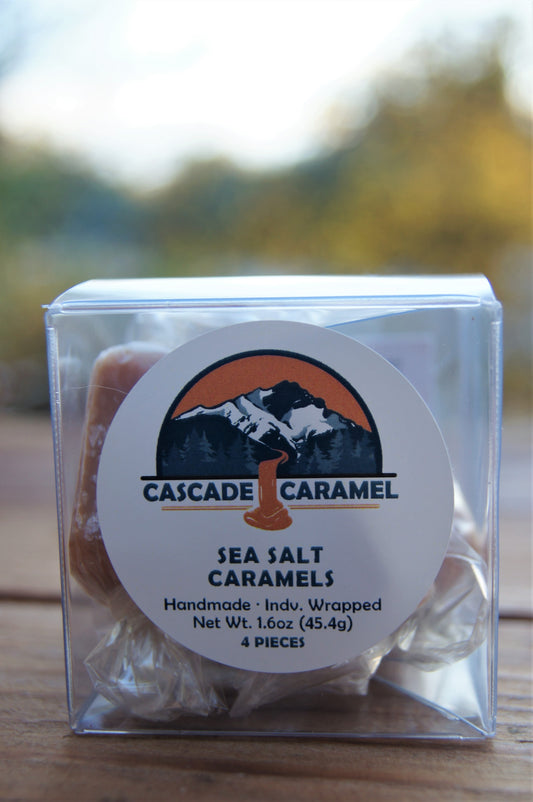4-Piece Mini Box- Sea Salt Caramels