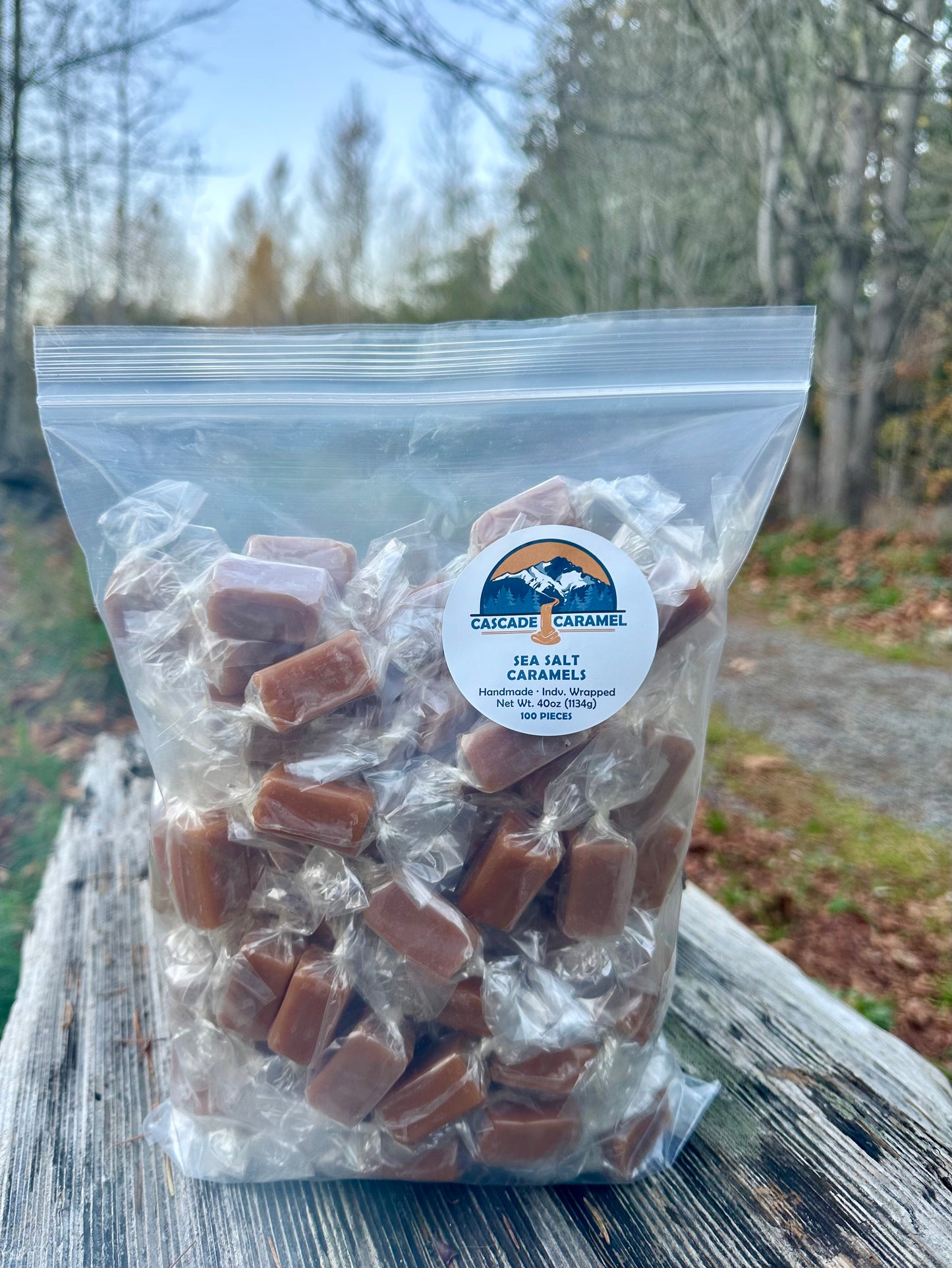 Sea Salt Caramels - 100pc. bulk bag