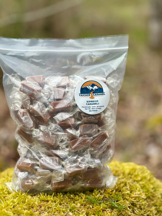 Espresso Caramels - 100pc. bulk bag
