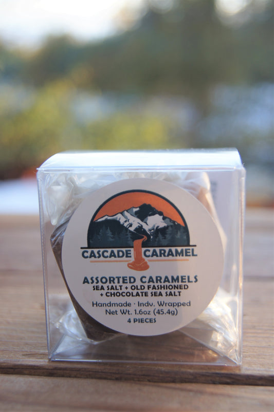 4-Piece Mini Box- Assorted Caramels